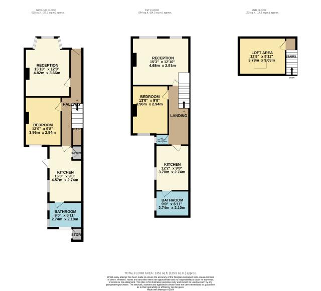 Floorplan of 2 Cumberland Road, Hanwell, London