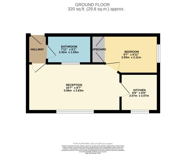 Floorplan of 6 Spruce Court, Popes Lane, Ealing