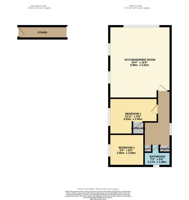 Floorplan of 26a Mount Pleasant Road, Ealing, London